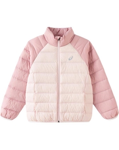 Пуховик спортивный детский, коричневый Asics