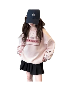 Свитшот для подростков весна-осень, розовый Disney