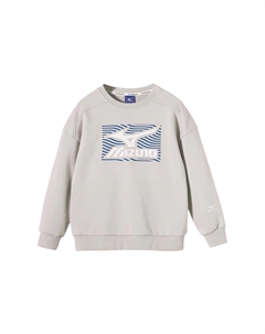 Детская толстовка, серый Mizuno
