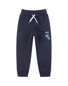 Детские вязаные спортивные штаны, синий Hugo boss