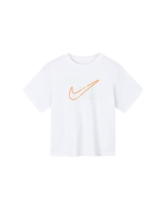 Футболка унисекс, белый Nike