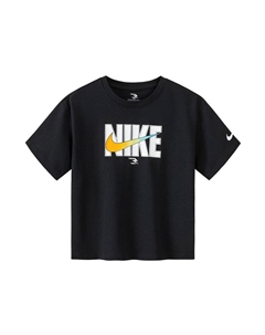 Футболка Brand для детей 3-7 лет, черный Nike