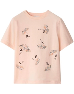 Детская футболка, розовый Burberry