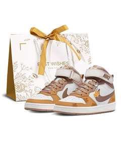 Детские скейтерские кеды Court Borough, оранжевый Nike