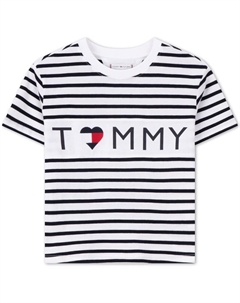 Футболка black white stripes kids' Tommy hilfiger
