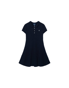 Платье SS24 темно-синее детское Polo ralph lauren
