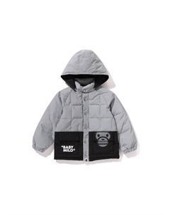 Пуховик kids', серый A bathing ape®