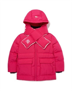Детская пуховая куртка, розовый Mlb