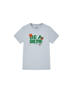 Футболка для младших школьников, серый Under armour