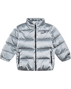 Детская пуховая куртка, металлическое серебро Nike
