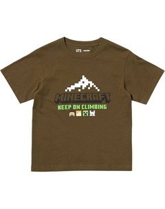 Футболка Minecraft для детей 3-7 лет, Umber Uniqlo