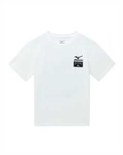 Детская футболка, белый Mizuno