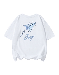 Футболка унисекс, белый Jeep