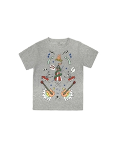 Футболка серая детская, серый Stella mccartney