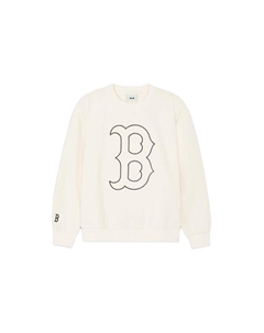 Детский свитшот, кремовый Mlb