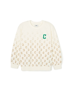 Детский свитшот, кремовый Mlb