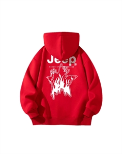 Детская толстовка, красный Jeep