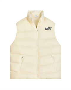 Детский жилет-пуховик, белый Puma