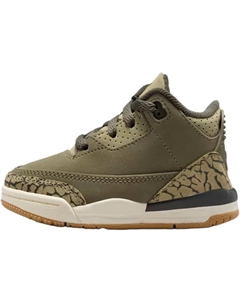 Air 3 детские ботинки оливковый зеленый Jordan