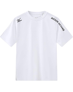 Детская футболка, белый Mizuno