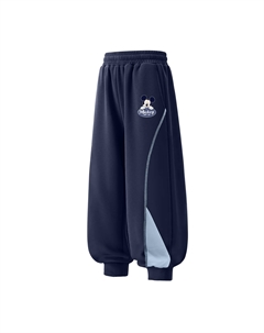 Детские вязаные спортивные штаны, синий Disney