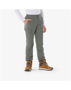 Брюки детские размер 122-170 теплые - NH100 хаки Quechua