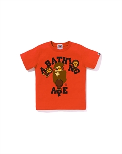 Футболка FW24 детская, оранжевый A bathing ape®