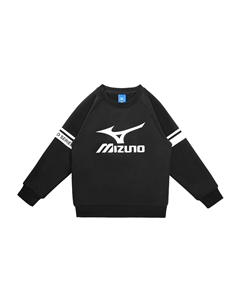 Детский свитшот, черный Mizuno