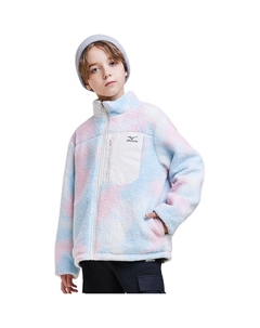Детские флисовые куртки, светло-голубой Mizuno