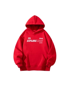 Свитшот для подростков Teenagers, красный Jeep