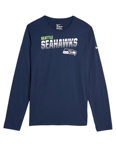 Футболка nfl ss25 dark blue для подростков Nike