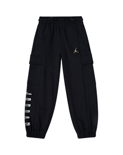 Детские вязаные спортивные штаны, черный Jordan