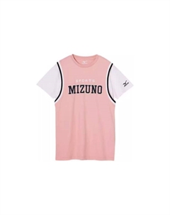 Футболка для младших школьников, розовый Mizuno