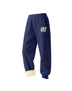 Детские вязаные спортивные штаны, синий Disney