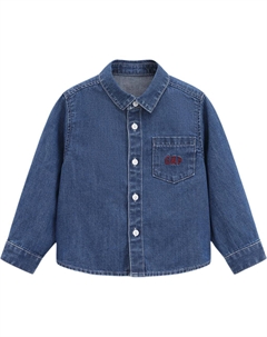 Детская повседневные рубашка, Dark Color Washed Gap