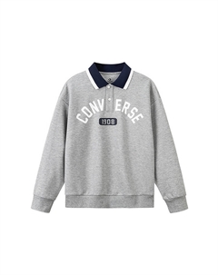 Детские поло, серый Converse