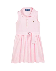 Платье SS25 детское, розовый Polo ralph lauren