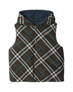 Жилет FW24 удобный коричневый детский Burberry