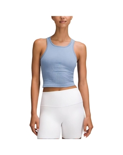 Спортивный топ Ebb To Street, синий Lululemon