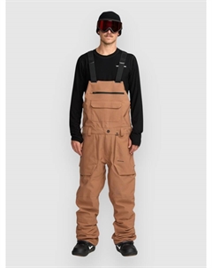 Штаны для сноуборда Roan Bib Pants, terra brown Volcom