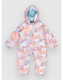 Куртка для сноуборда Rose Kids Overall, coral chic papercut Roxy