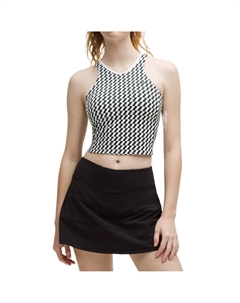 Кроп топ для тенниса женский, белый Lululemon