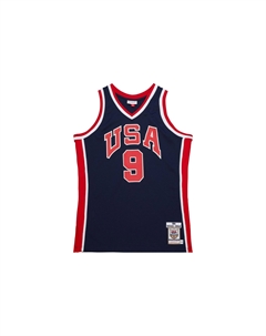 Черная баскетбольная майка для мужчин Mitchell ness