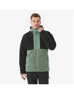 Мужская флисовая куртка Sherpa для зимних походов - SH900 зелёный Quechua