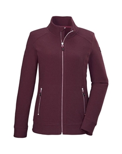 Под куртка kos 100 wmn flc jckt, цвет weintraube Killtec