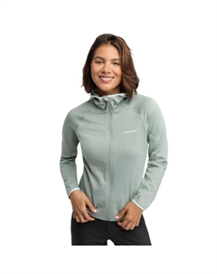 Женская легкая флисовая куртка с капюшоном для походов Ember Green Siroko