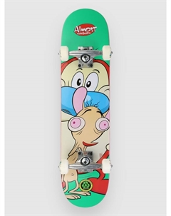 Скейтборд Ren & Stimpy On My Back Resin Soft 7″ Skateboard, green Almost