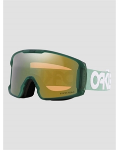 Очки для сноуборда Line Miner M Matte B1B Jade Goggle, prizm sage gold iridium Oakley