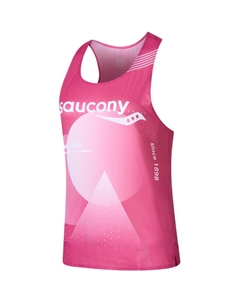 Беговая майка Unisex Purple Plum Print Saucony