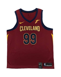 Баскетбольная майка унисекс бордового цвета Nike